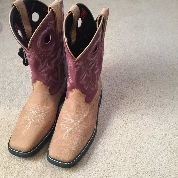 Rocky Mountain Women's Farmstead Boot Purple/Brown NWT - Picture 2 of 11